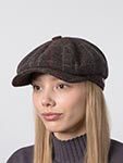 Кепка FREDRIKSON арт. 3190-678/50 (коричневый / серый)